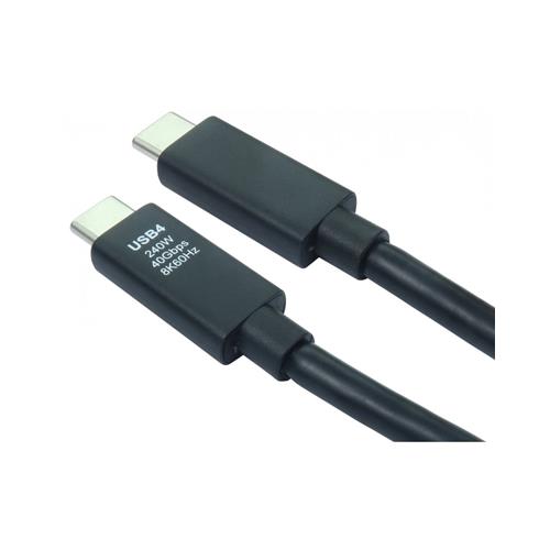 Target USB4-5100ETP USB cable USB4 Gen 2x2 1 m USB C 40 Gbit/s Black