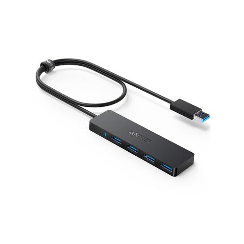 Anker Innovations A7516016 USB 3.2 Gen 1 (3.1 Gen 1) Type-A USB 3.2 Gen 1 (3.1 Gen 1) Type-A 5000 Mbit/s Black Round cable USB Flash Drives Mouse Keyboards Laptops Desktops 0.75ft: USB Flash Drives Laptops Desktops