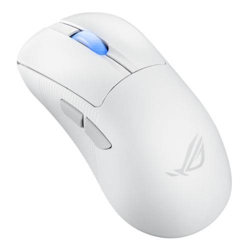 ASUS ROG Keris II Ace Wireless AimPoint White mouse Gaming Right-hand RF Wireless + Bluetooth + USB Type-A Optical 42000 DPI