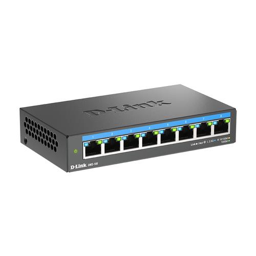 D-Link 8-Port Multi-Gigabit Unmanaged Switch Unmanaged 2.5G Ethernet (100/1000/2500) Desktop