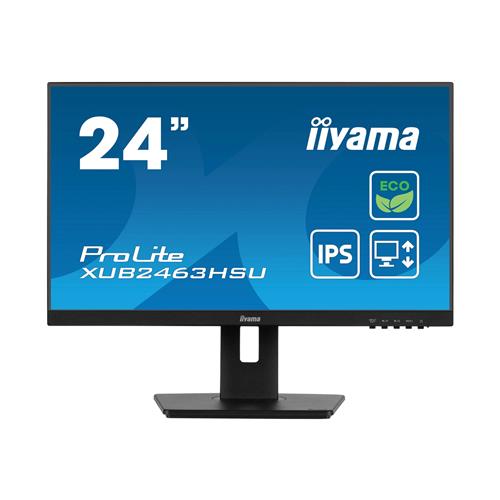 iiyama ProLite XUB2463HSU-B1 computer monitor 60.5 cm (23.8") 1920 x 1080 pixels Full HD LED Black