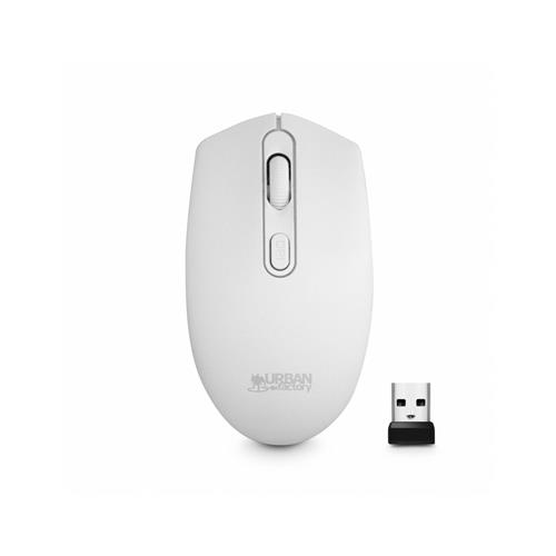 Urban Factory FREE COLOR: WIRELESS 2.4 GHZ MOUSE - 1200 DPI - WHITE