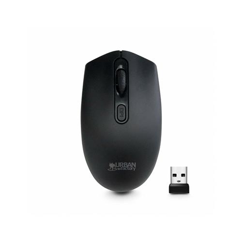 Urban Factory FREE COLOR: WIRELESS 2.4 GHZ MOUSE - 1200 DPI - BLACK