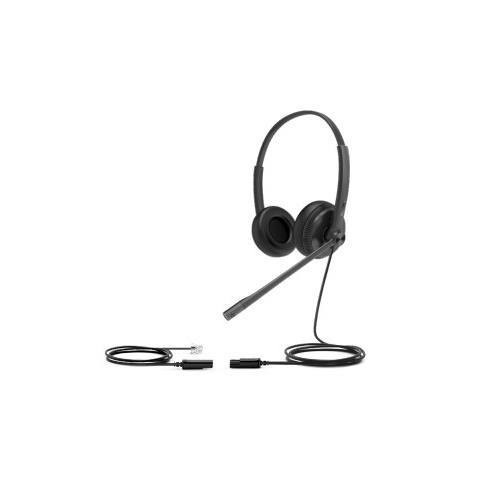Yealink YHS34 Lite Dual Headset Wired Head-band Office/Call center Black