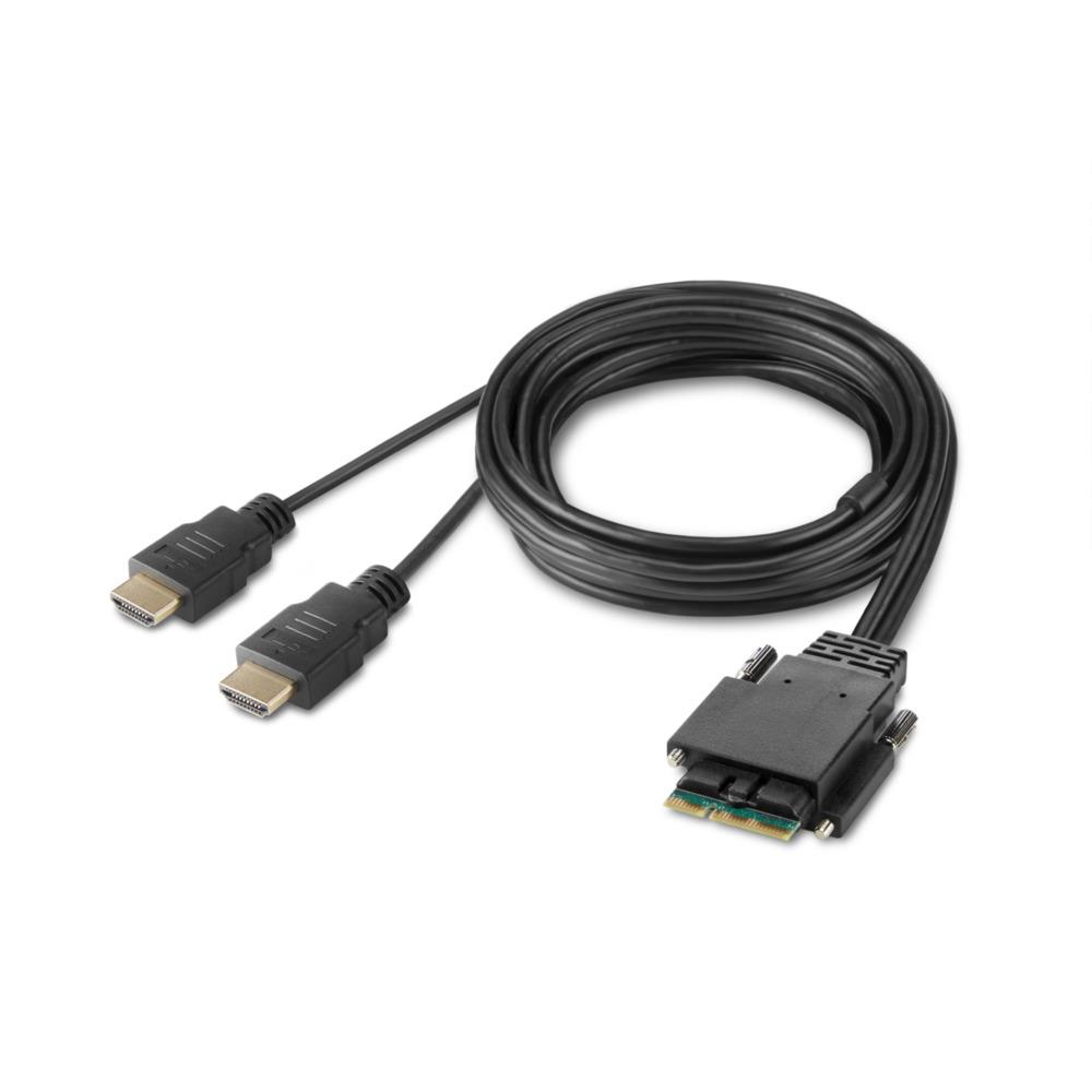 Belkin F1DN2MOD-CC-H06 KVM cable Black 1.8 m - Picture 4 of 4