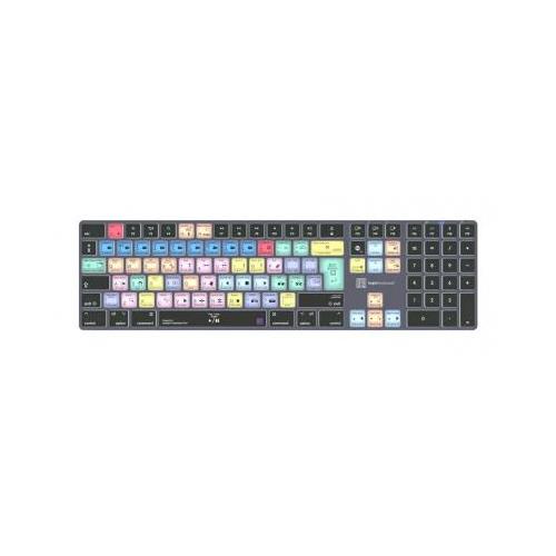Photos - Keyboard LogicKeyboard LKB-PPROCC-TM-UK  Office Bluetooth QWERTY English Grey Titanium 