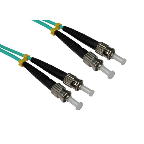 Cables Direct 5.0m ST-ST 50/125 OM3. Cable length: 5 m Connector 1: ST Connector 2: ST Core diameter: 50 m Full duplex