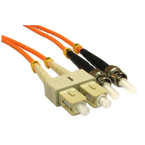 Cables Direct ST-SC OM2 MMF 2m. Cable length: 2 m Connector 1: ST Connector 2: SC Core diameter: 50 m Full duplex