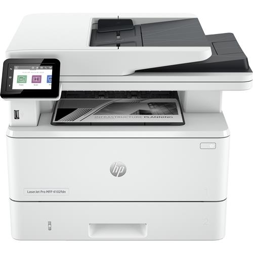 HP LaserJet Pro 4102fdn Multifunction Black and white Printer Ethernet Only; Copier Scanner