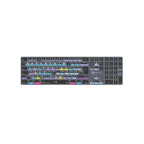 Logickeyboard DaVinci Resolve TITAN - keyboard - Mac - QWERTY - UK - titanium grey Input Device
