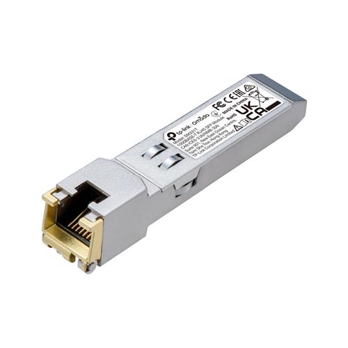 TP-Link Omada 1000BASE-T RJ45 SFP Module SPEC: 1000Mbps RJ45 Copper Transceiver Plug and Play with SFP Slot Up to 100 m Distance (Cat5e or above)