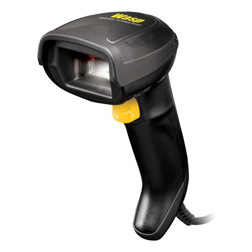 Photos - Barcode Scanner Wasp WDI4700 Handheld bar code reader 1D/2D LED Black Yellow 633809007149 