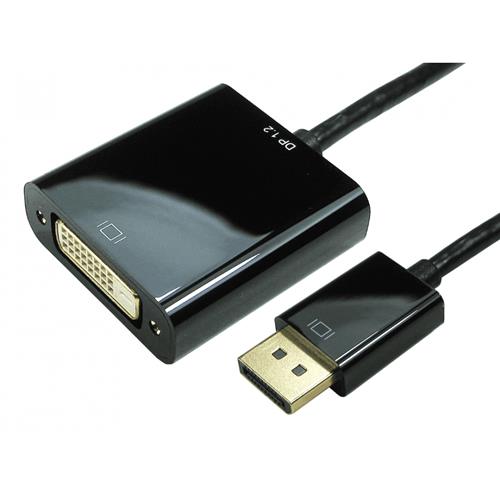 Cables Direct HDDP-DVI video cable adapter Black