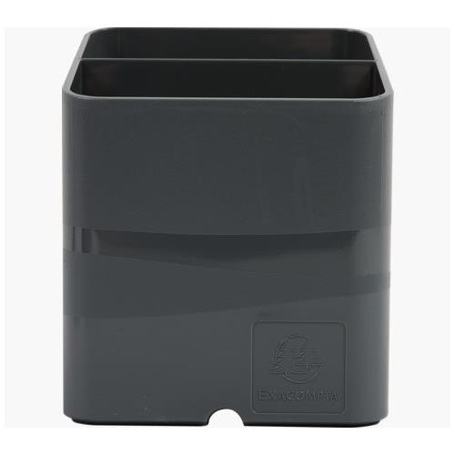 Exacompta PEN-CUBE Pen Pot 74 x 74 x 93mm Grey - 67707D 20341EX
