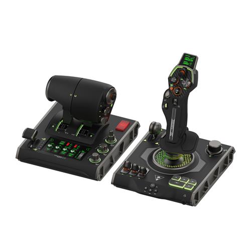 Turtle Beach VelocityOne Flightdeck - Universal HOTAS Simulation Joystick and Throttle with Touch Display Stick Mounted HUD and Contactless Sensors for Air and Space Combat on Windows 10 and 11