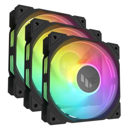ASUS TUF GAMING TR120 ARGB 3IN1 Black Computer case Air cooler 12 cm
