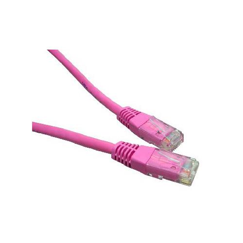 Cables Direct ERT-605P networking cable Pink 5 m Cat6 U/UTP (UTP)
