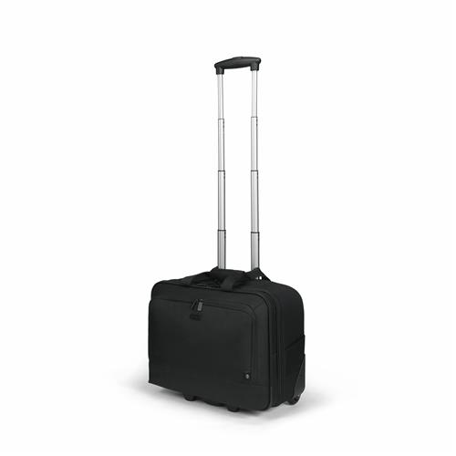 DICOTA D32043-RPET. Case type: Trolley case Maximum screen size: 43.9 cm (17.3") Number of front pockets: 2 Carrying handle(s). Weight: 2.75 kg. Surface coloration: Monochromatic