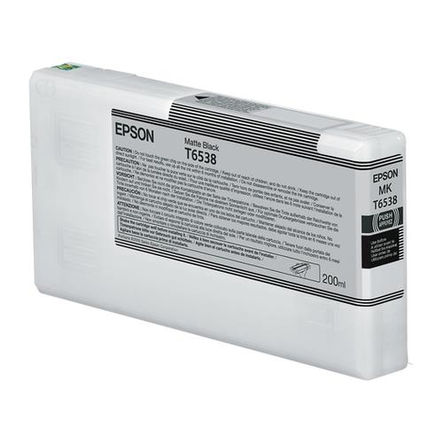 Epson T6538 Matte Black Ink Cartridge (200ml)