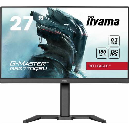 iiyama G-MASTER GB2770QSU-B6 computer monitor 68.6 cm (27") 2560 x 1440 pixels Wide Quad HD LCD Black
