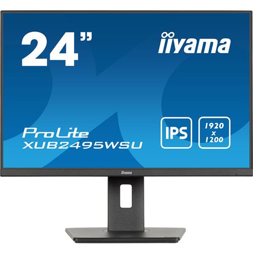 iiyama ProLite XUB2495WSU-B7 computer monitor 61.2 cm (24.1") 1920 x 1200 pixels WUXGA LED Black