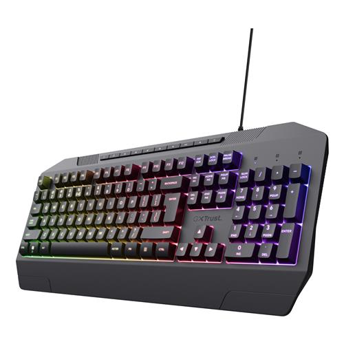Trust GXT 836 Evocx keyboard Gaming USB QWERTY UK English Black