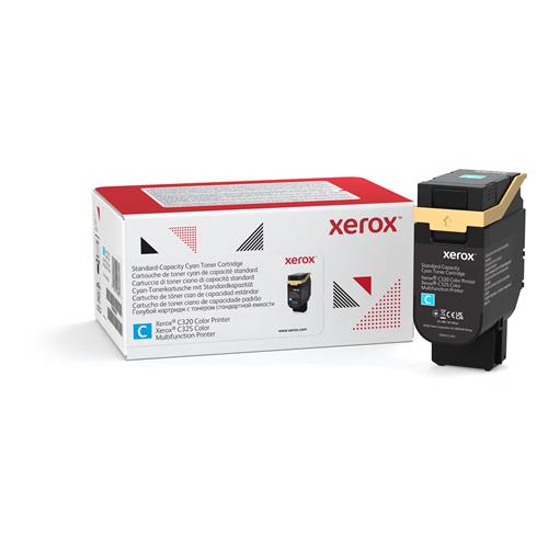 Xerox Genuine C320 Color Printer/C325 Color Multifunction Printer Cyan Standard capacity Toner Cartridge (1800 Pages) - 006R04820 0 pages 1800 pages Cyan 1 pc(s)