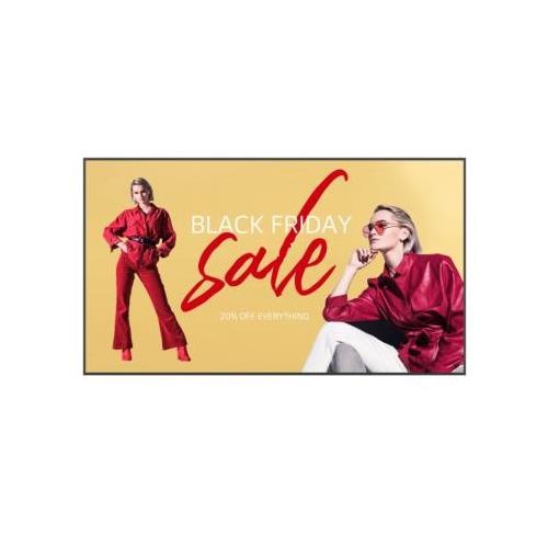 LG 98UM5K Digital signage flat panel 2.49 m (98") LCD Wi-Fi 500 cd/m 4K Ultra HD Black WebOS 16/7