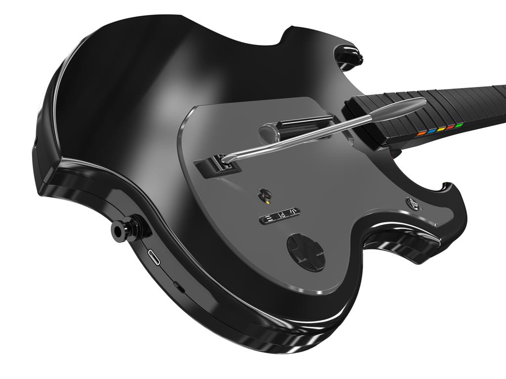 Pdp Riffmaster Black Grey Guitar Analogue / Digital Pc Playstation 4 Playstation 5