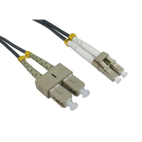 Photos - Other Components Cables Direct 1.0m LC-SC 62.5/125 MMD OM1 InfiniBand/fibre optic cable 1 m Grey FB1M-LCSC-010D 