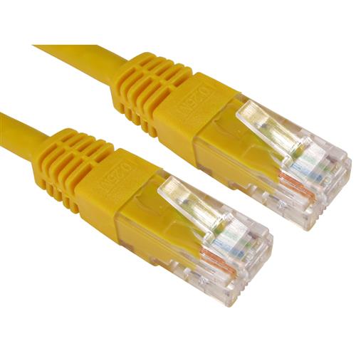 Cables Direct UTP Cat6 7m networking cable Yellow U/UTP (UTP)