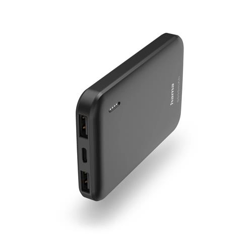 Hama Pocket 5 Power Pack 5000 mAh Outputs: 2x USB-A anthracite