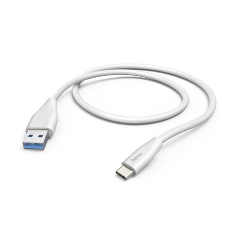 Photos - Cable (video, audio, USB) Hama 00201596 USB cable USB 2.0 1.5 m USB A USB C 0.48 Gbit/s White 201596 