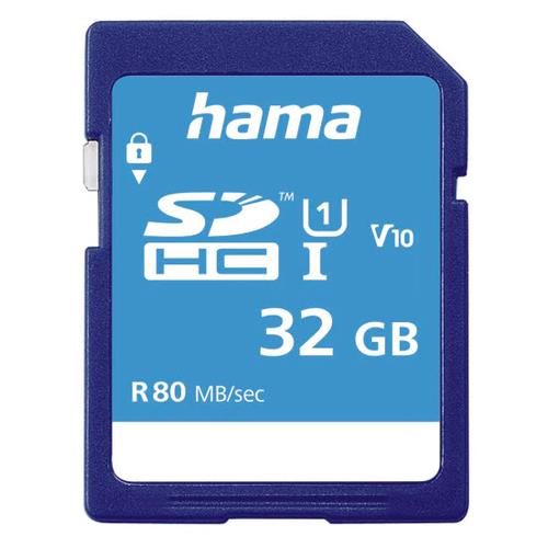 Hama SDHC 32GB Class 10 UHS-I 80MB/S