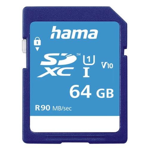 Hama 00124136 memory card 64 GB SDXC UHS-I Class 10