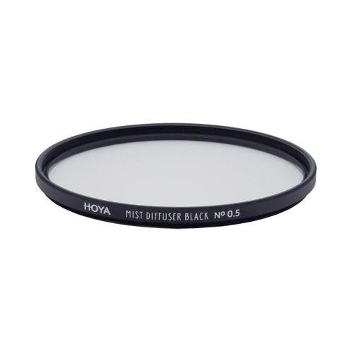 Hoya Mist Diffuser Black No0.5. Filter size: 52 mm Filter type: Diffusion camera filter Coating: No coating. Quantity per pack: 1 pc(s). Product colour: Black