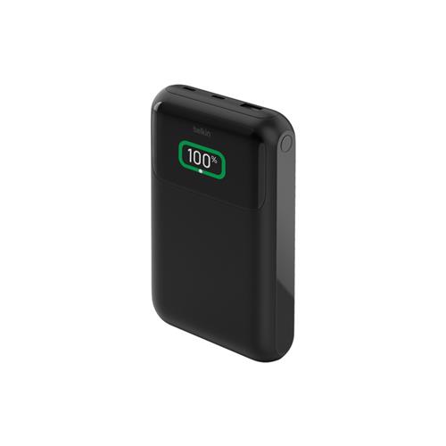 Belkin BoostCharge Pro. Battery capacity: 20000 mAh. USB Type-A output ports: 1 USB Type-C ports quantity: 2. Product colour: Black
