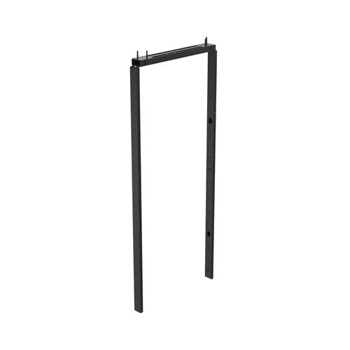 Ergonomic Solutions SpacePole Digital Signage In-window ceiling mount for OM55N-DS / OM55N-D. Product colour: Black Material: Metal Mounting type: Ceiling. Quantity per pack: 1 pc(s). Width: 778.4 mm Depth: 101.8 mm Height: 1855.7 mm