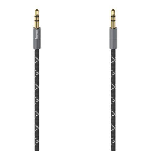 Photos - Cable (video, audio, USB) Hama 00205130 audio cable 1.5 m 3.5mm Black Grey 205130 