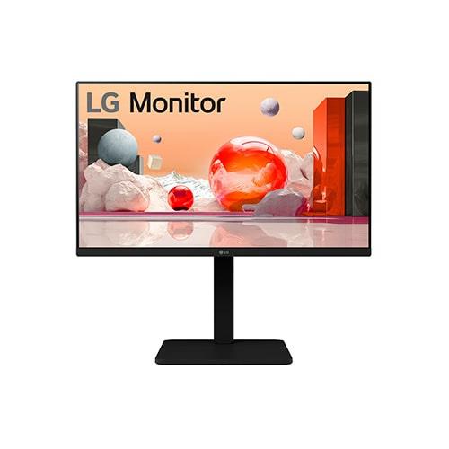 Photos - Monitor LG 24BA450-B computer  60.5 cm  1920 x 1080 pixels Full HD Black 24BA450-B.AEKQ (23.8")