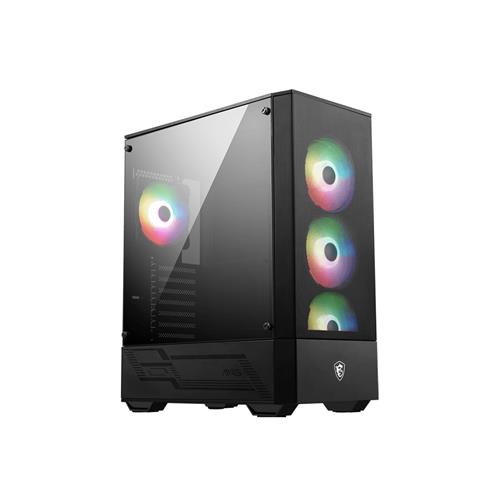 MSI MAG FORGE 112R Midi Tower PC Black Transparent ATX micro ATX Mini-ITX Tempered glass Gaming