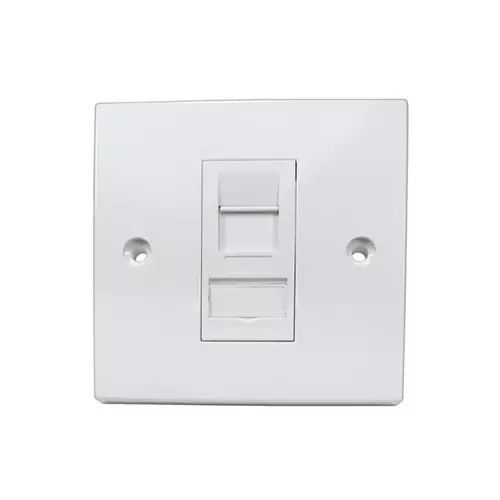 CDL 1 Port Cat6a Faceplate