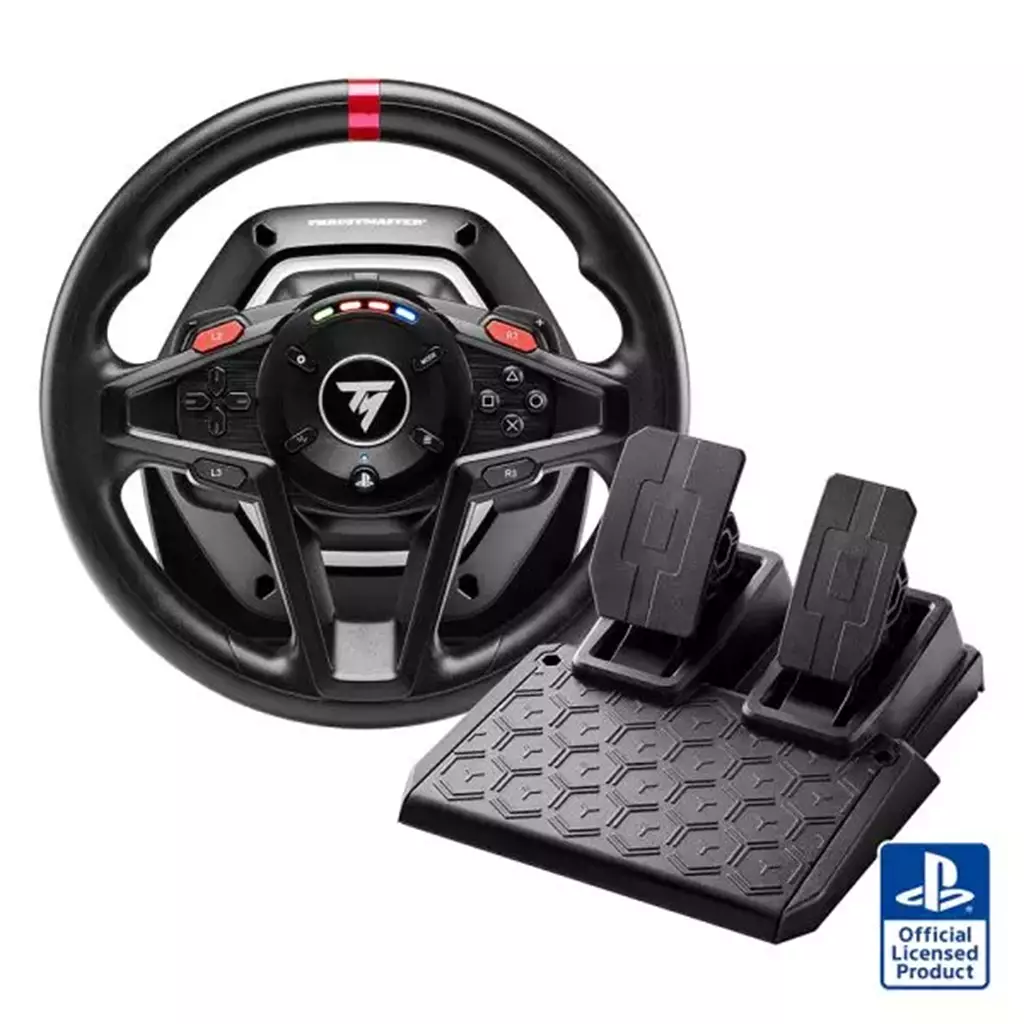 Thrustmaster T128 Black Steering Wheel + Pedals Pc Playstation 4 Playstation 5