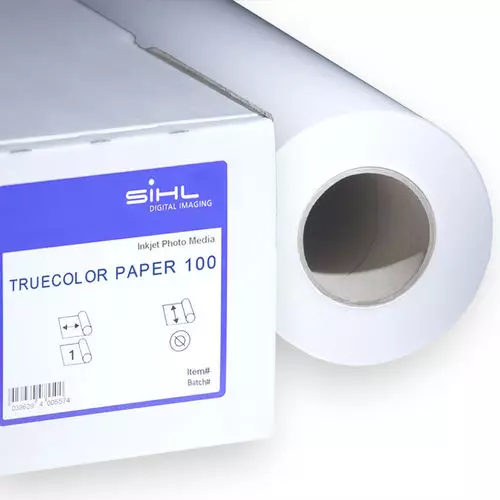 Sihl TrueColor. Recommended usage: Inkjet printing Finish type: Matt Media weight: 160 g/m