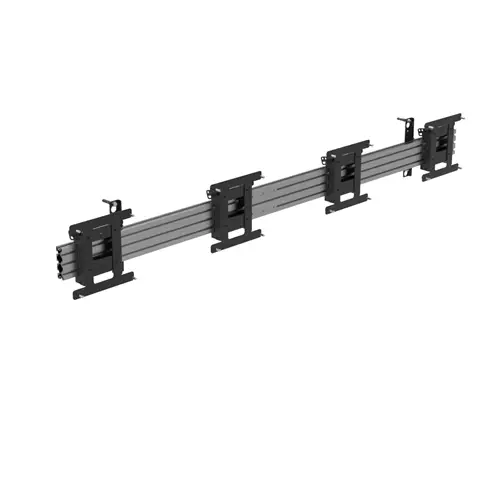 Ergonomic Solutions SpacePole Digital Signage Menu board mount with tilt for 4 screens (portrait) up to 43" (VESA 100 and 200)