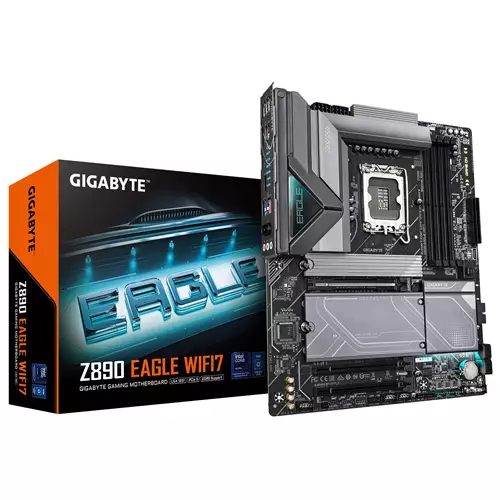Gigabyte Motherboard Z890 LGA1851 ATX DDR5 Wi-Fi 7 PCIe 5.0 x16 Z890 EAGLE WIFI7