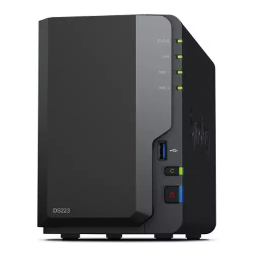 Synology DiskStation DS223 NAS/storage server Desktop Realtek RTD1619B 2 GB DDR4 0 TB