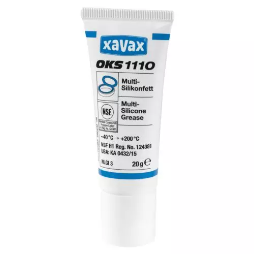 Photos - Coffee Makers Accessory Hama Xavax OKS 1110. Product type: Silicon grease Product colour: Black Blue White. Quantity per pack: 1 pc(s). Weight: 20 g 1111 