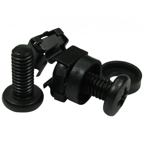 CDL Pack of 50 M6 Cage Nuts Black