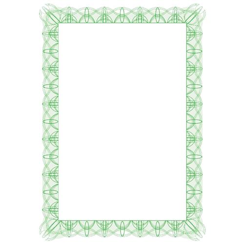 Computer Craft Certificate Paper A4 90gsm Reflex Green (Pack 30)